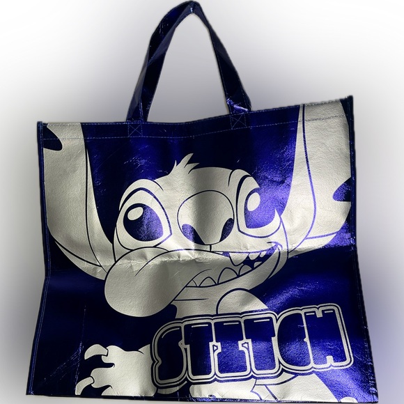 Disney Handbags - Disney Stitch Large Reusable Shopping Tote NWT